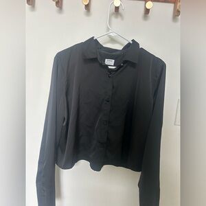 Silk cotton on button down